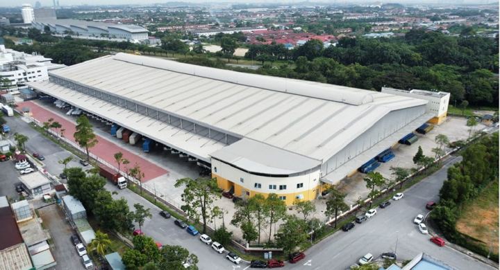 Aerial view of Berjaya Park Warehouse, No. 1