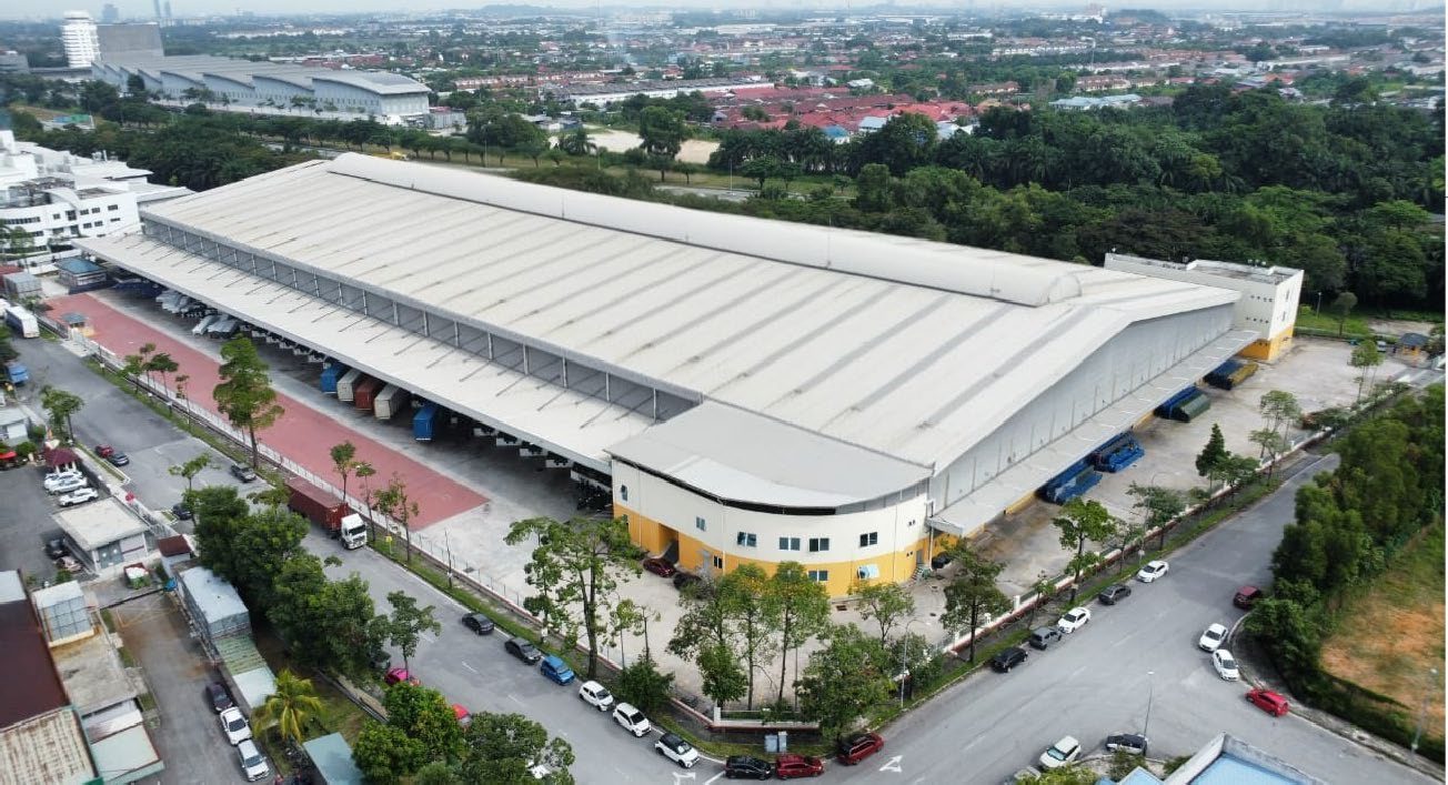 Aerial view of Berjaya Park Warehouse, No. 1