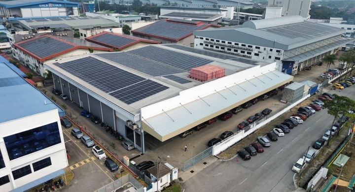 Aerial view of Berjaya Park Warehouse, No. 6