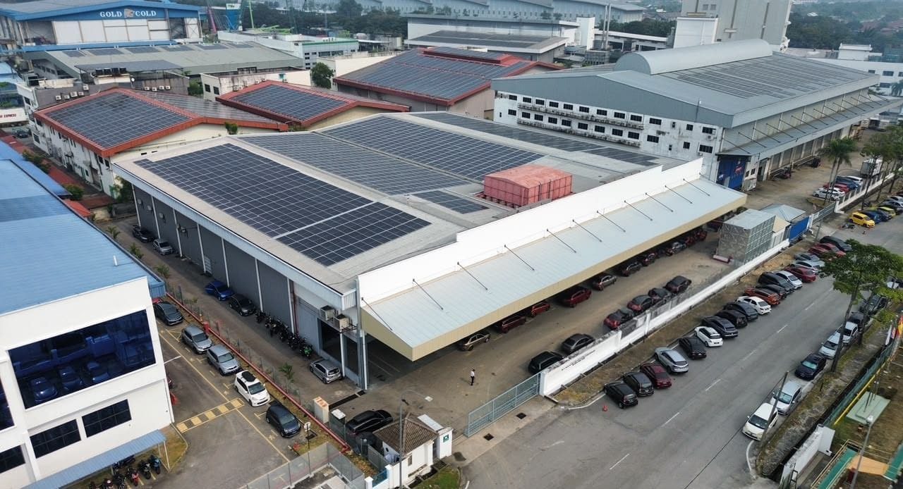 Aerial view of Berjaya Park Warehouse, No. 6