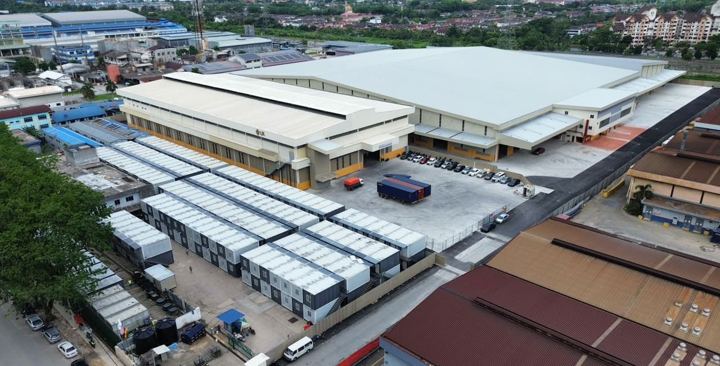 Aerial view of LJK Logistic & Manufacturing Hub