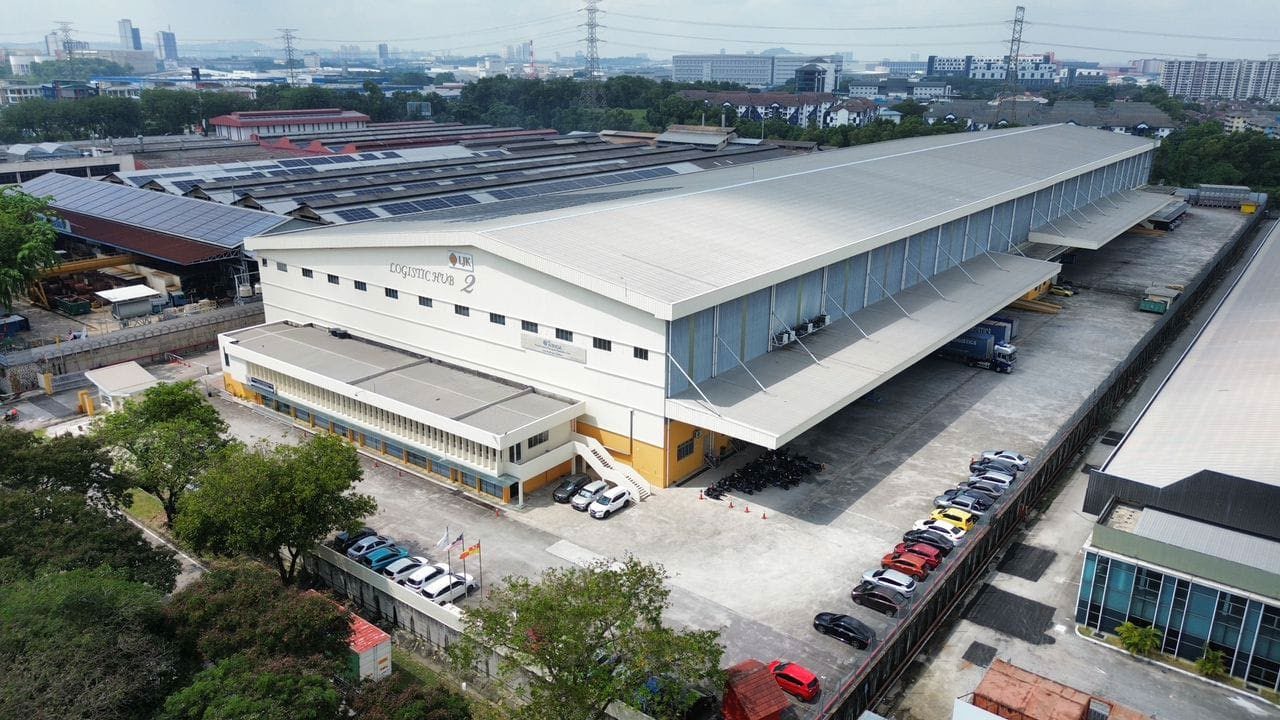 Aerial view of LJK Logistic Hub, Lot 2, Section 15