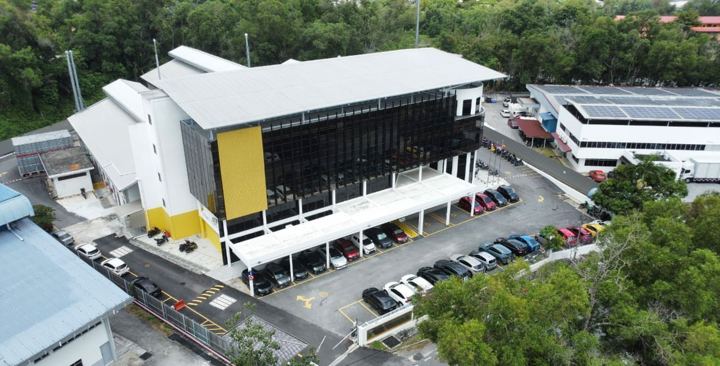 Aerial view of Section 16 Manufacturing Facility