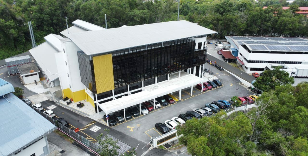 Aerial view of Section 16 Manufacturing Facility
